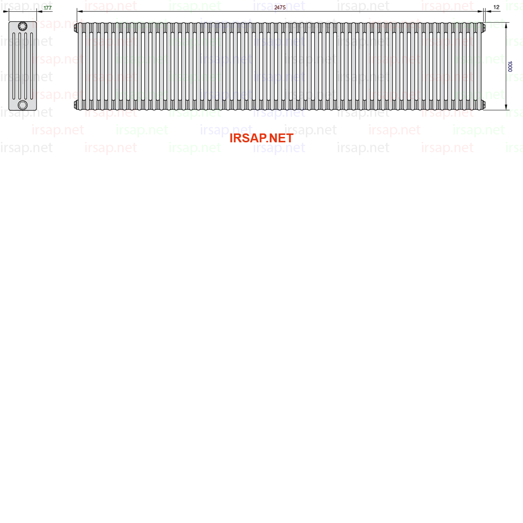Радиатор IRSAP Tesi 51000/55 T22 CL 01